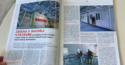MOOH - Článok v známom stavebnom magazíne o našom systéme BAUCORE®